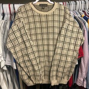 Vintage Liberty Sweaters
Made in USA Plaid Checkered Knit Crewneck